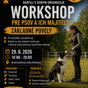 🐾 WORKSHOP PRE PSOV A ICH MAJITEĽOV 🐾
