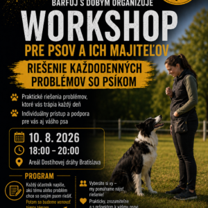 🐾 WORKSHOP PRE PSOV A ICH MAJITEĽOV 🐾